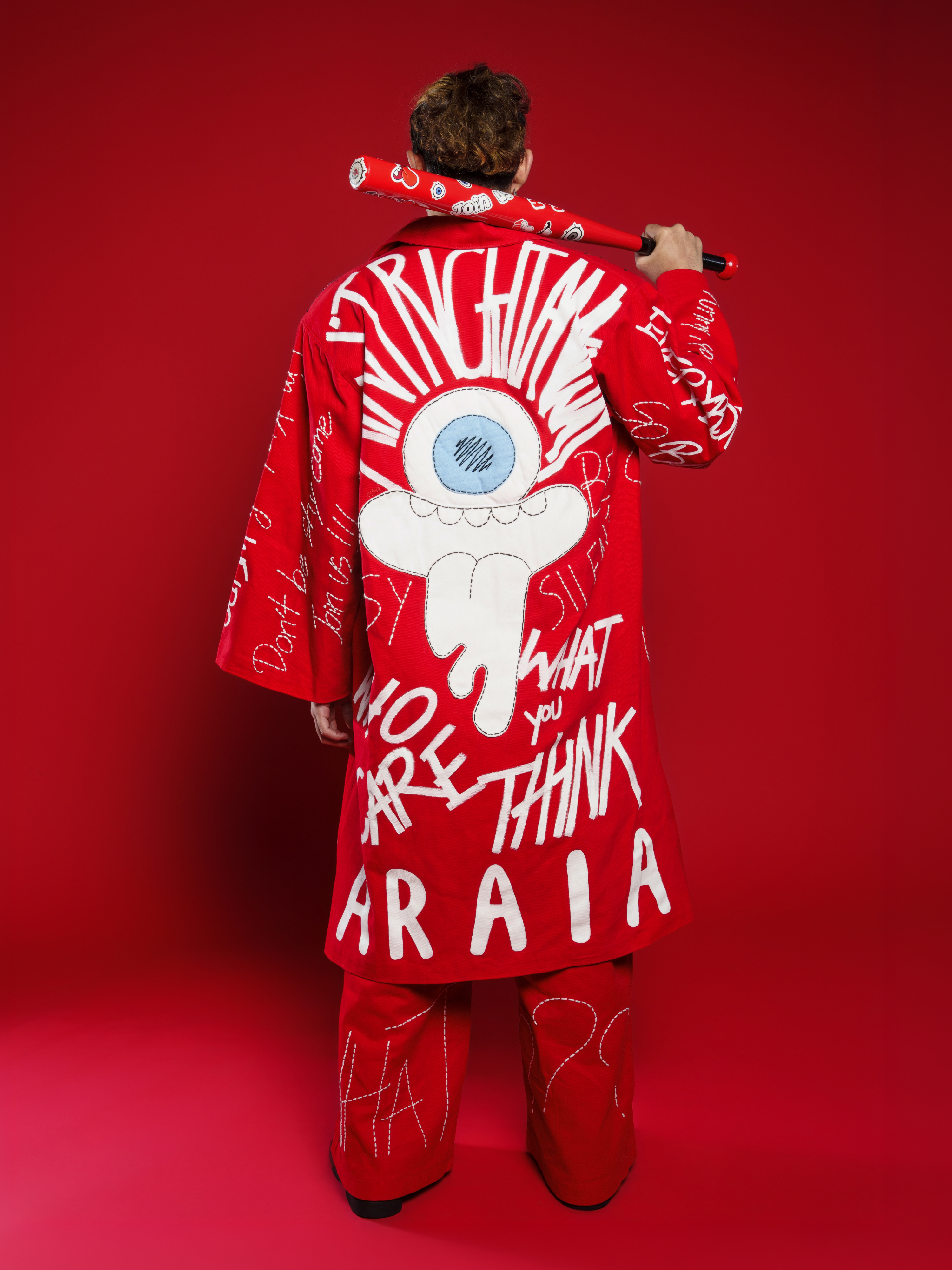 I don't care what you think — back view