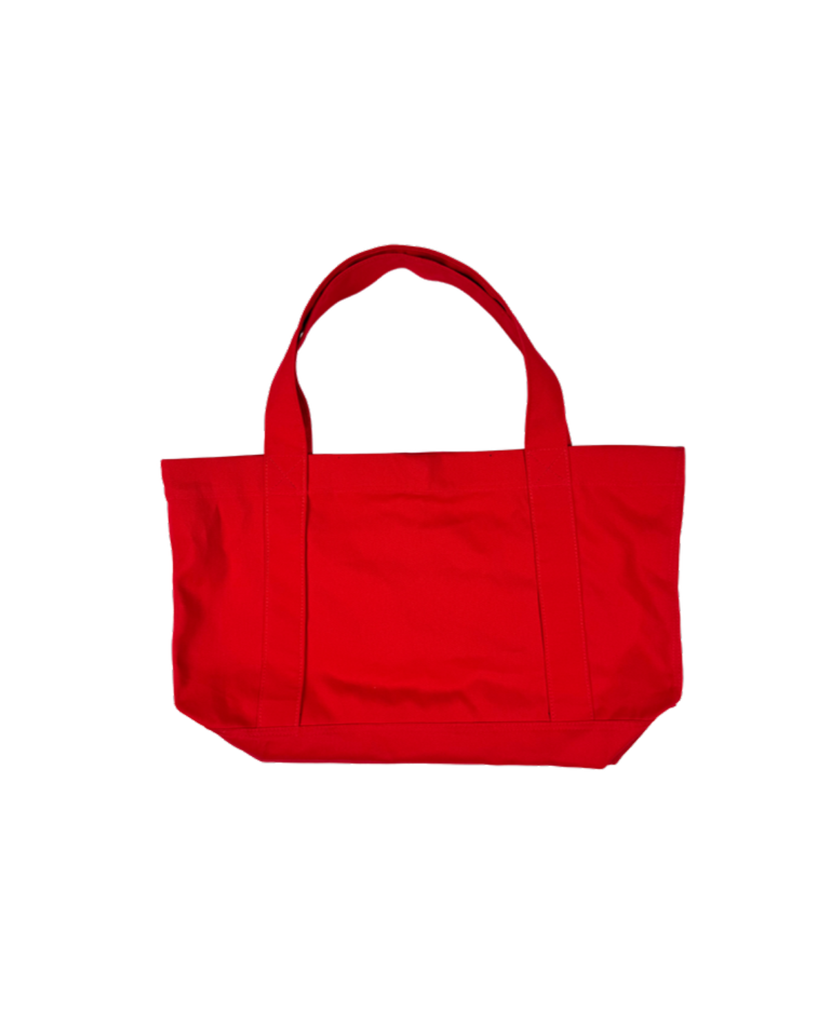Tote talk — back view