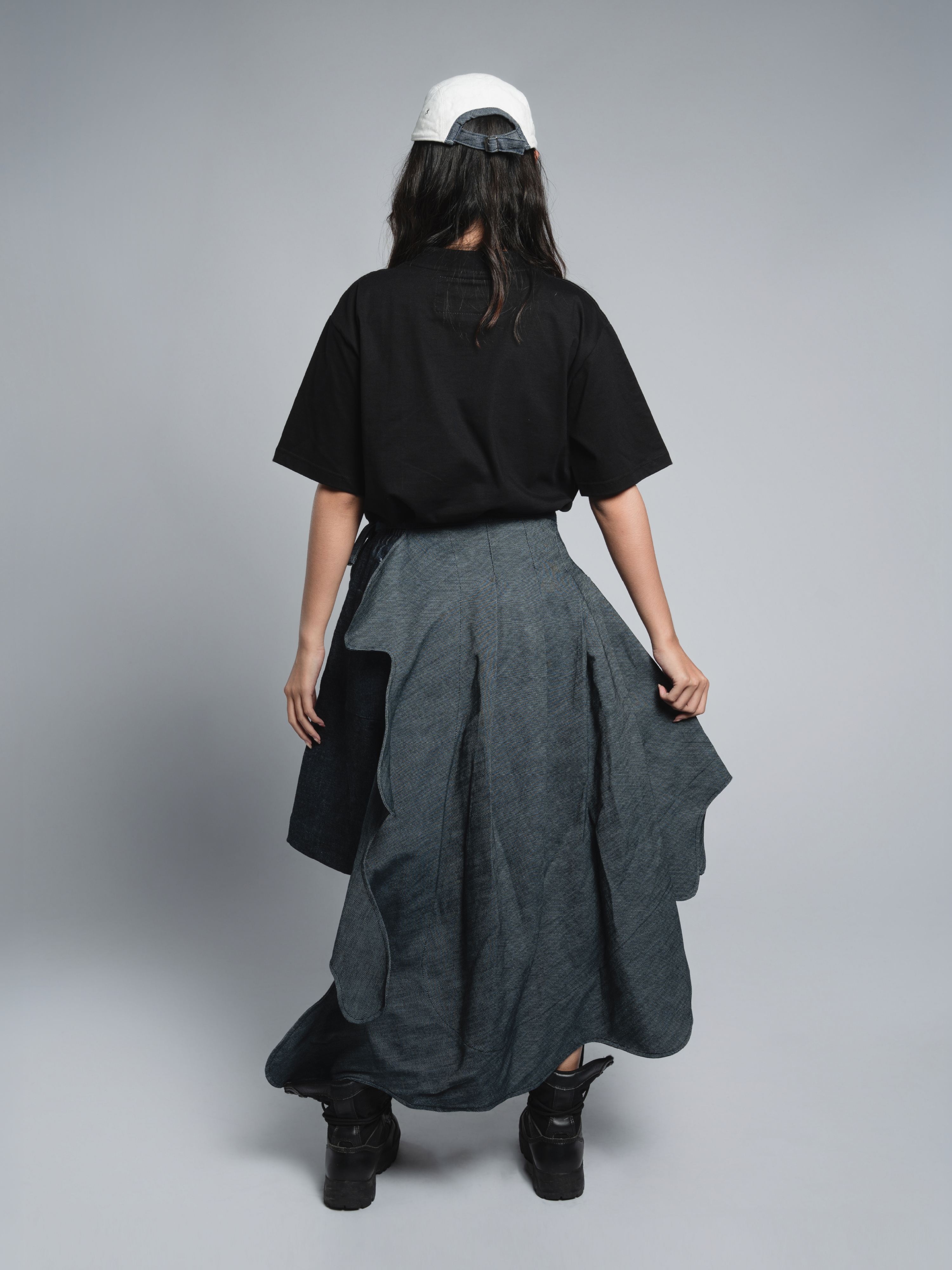 50% skirt — back view